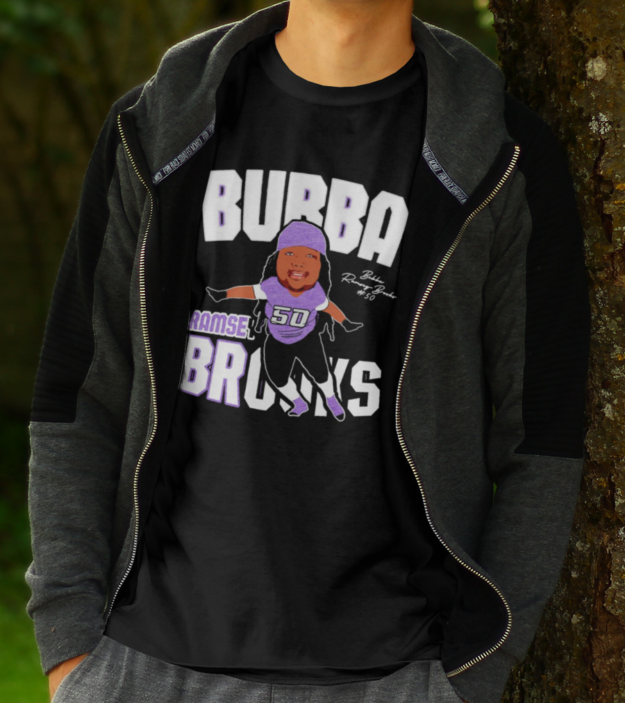 Bubba Ramsey-Brooks #50 TCU Horned Frogs Football Character T-Shirt