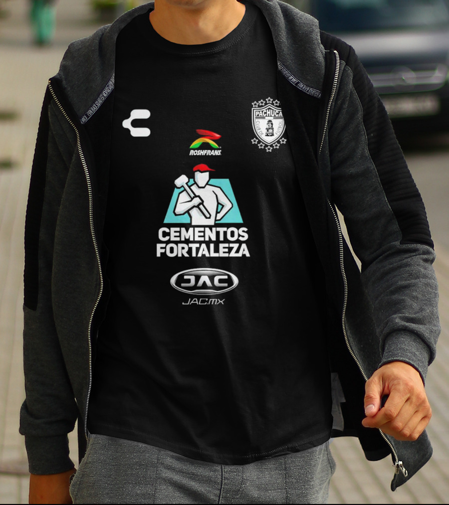 Cementos Fortaleza Roshfrans Pachuca JAC Charly Replica Away T-Shirt