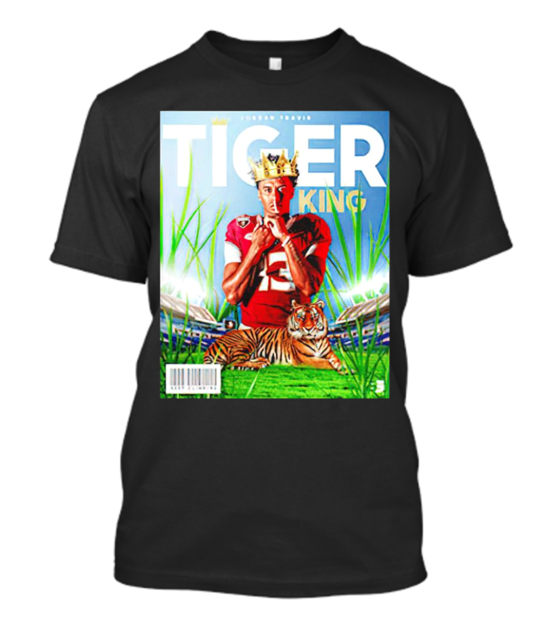 Jordan Travis Tiger King Florida State Seminoles Football Magazine Cover T-Shirt