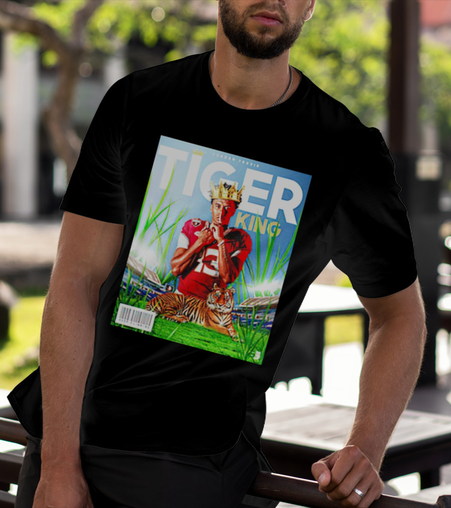Jordan Travis Tiger King Florida State Seminoles Football Magazine Cover T-Shirt