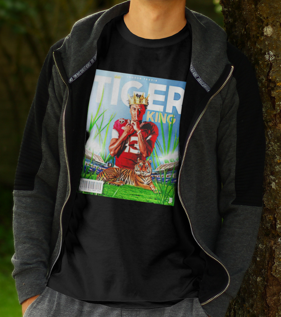 Jordan Travis Tiger King Florida State Seminoles Football Magazine Cover T-Shirt