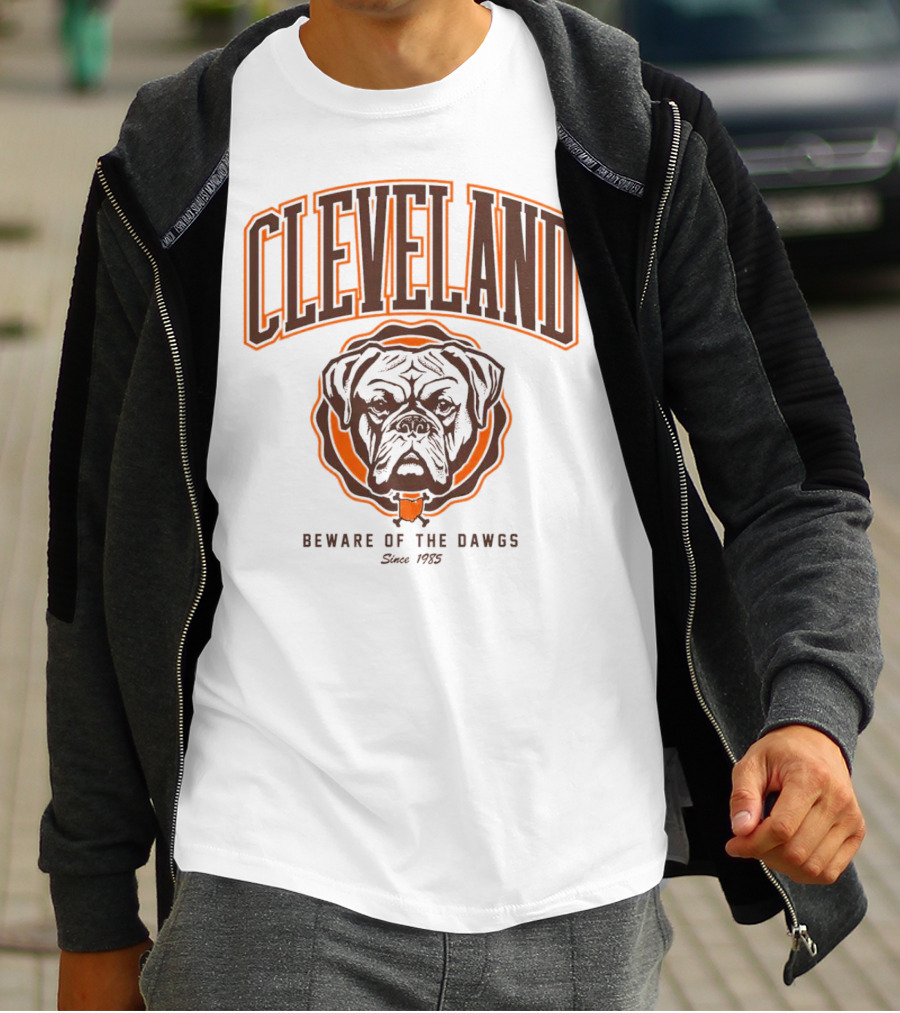 Cleveland Beware Of The Dawgs Since 1985 T-Shirt