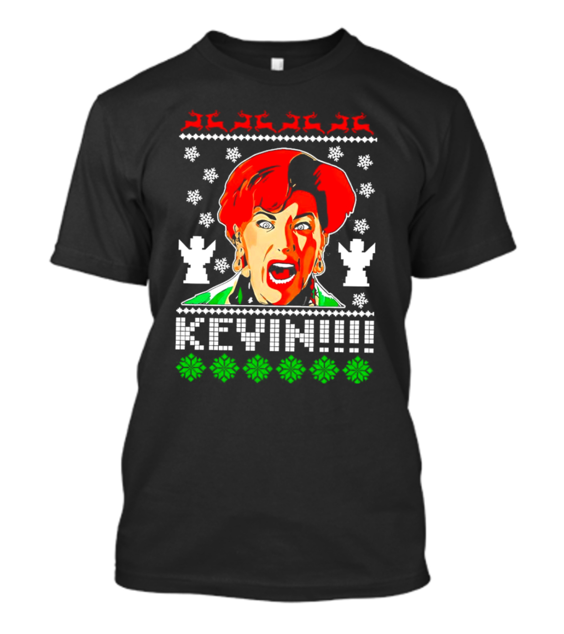 Kate McCallister Kevin Christmas Sweater Style Iconic Scream Holiday T-Shirt