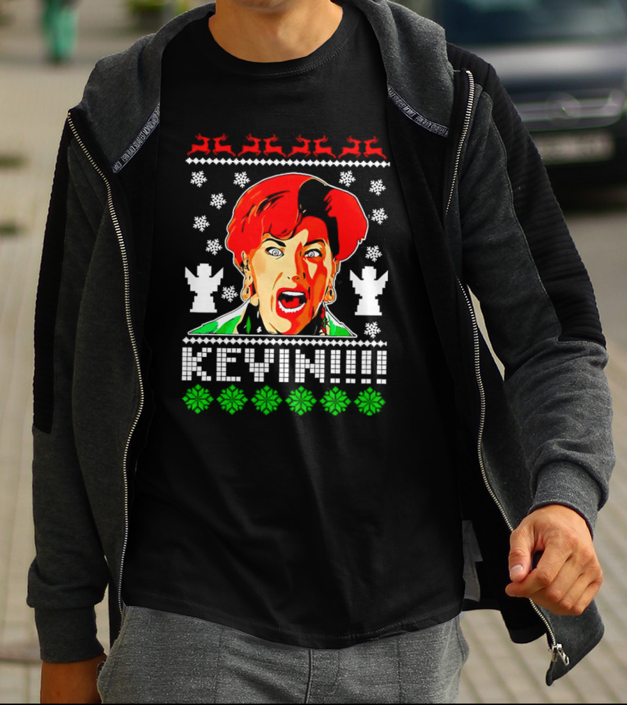 Kate McCallister Kevin Christmas Sweater Style Iconic Scream Holiday T-Shirt