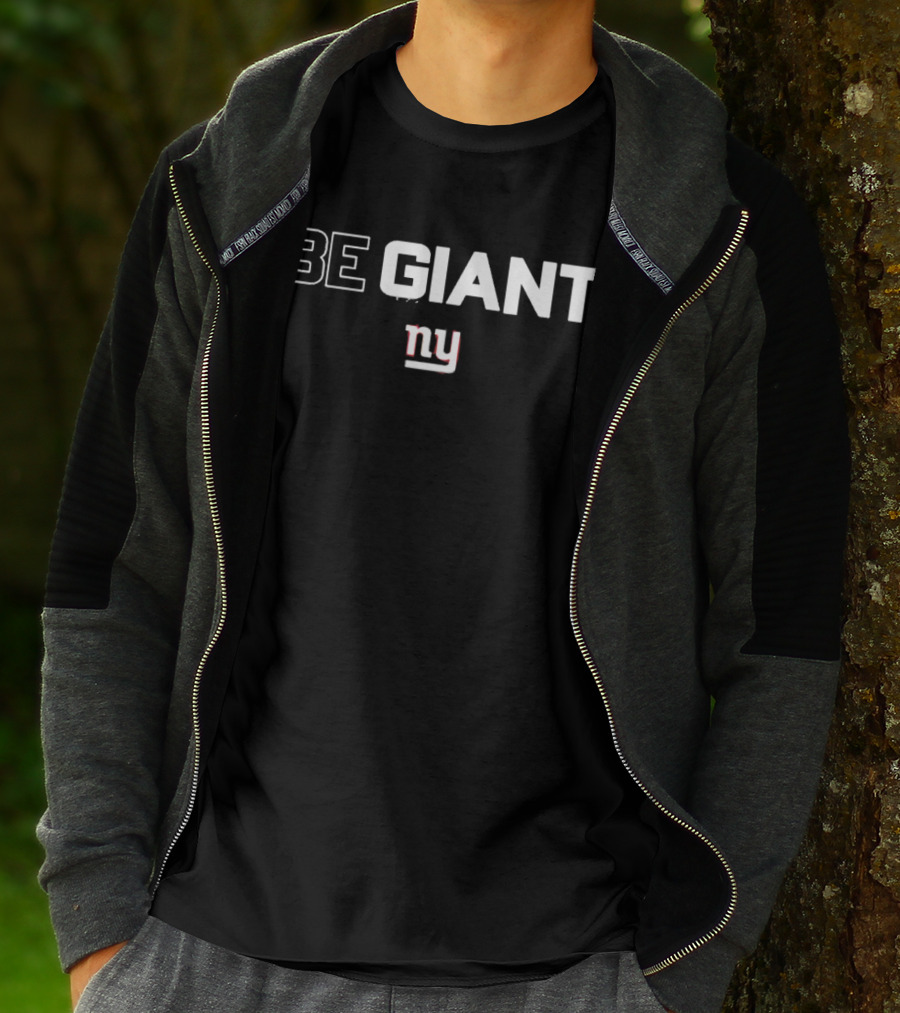 Be Giant Ny New York Giants Art Stapleton T-Shirt
