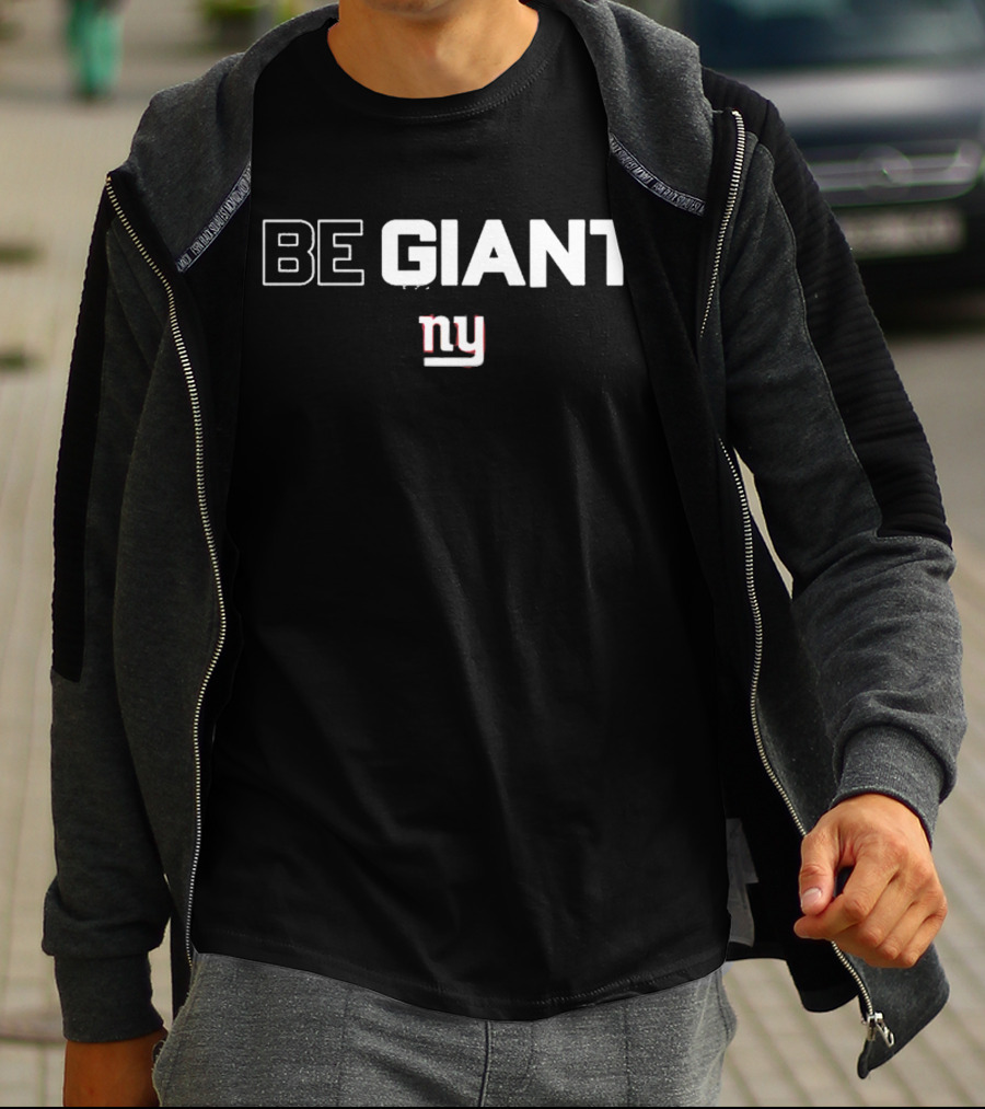Be Giant Ny New York Giants Art Stapleton T-Shirt