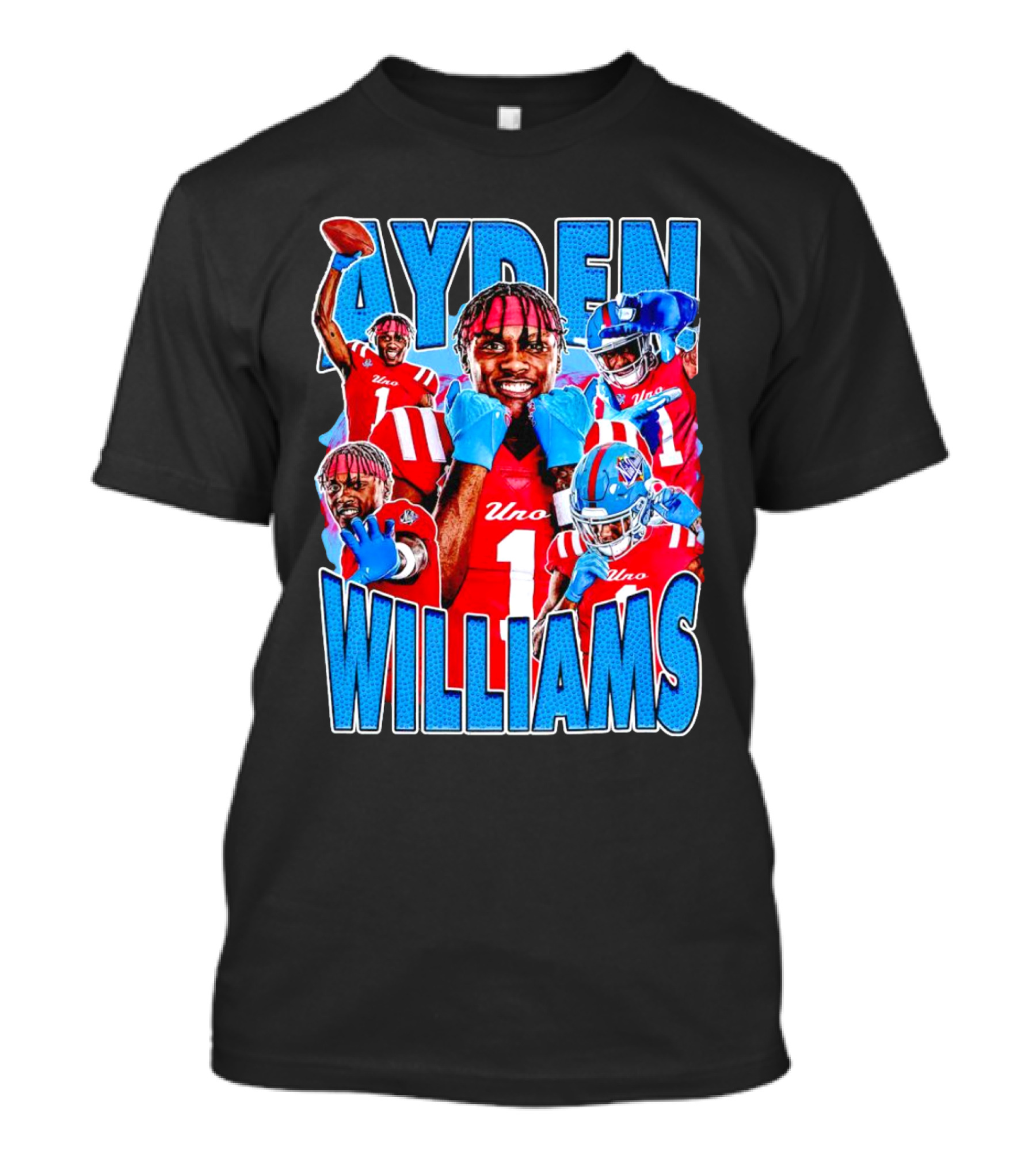 Ayden Williams Uno 1 Ole Miss Rebels Football Vintage T-Shirt