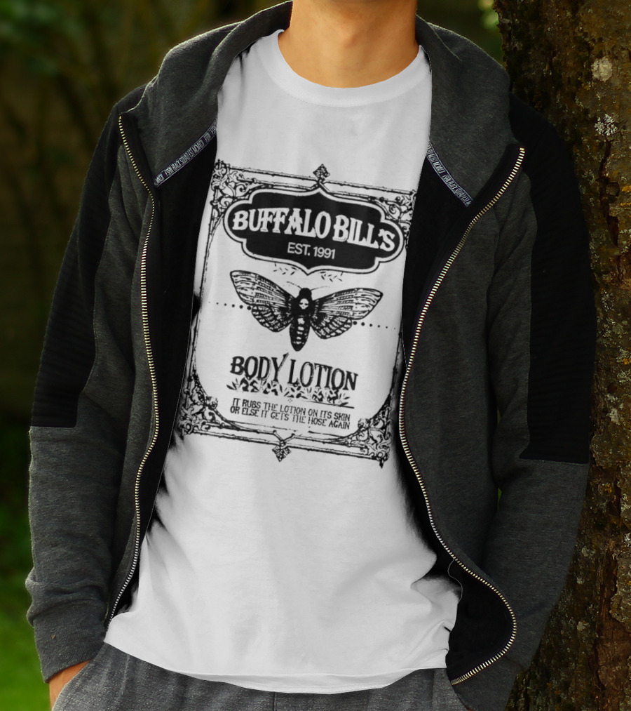 Buffalo Bill's Body Lotion Horror Movie 1991 Scary Movies T-Shirt