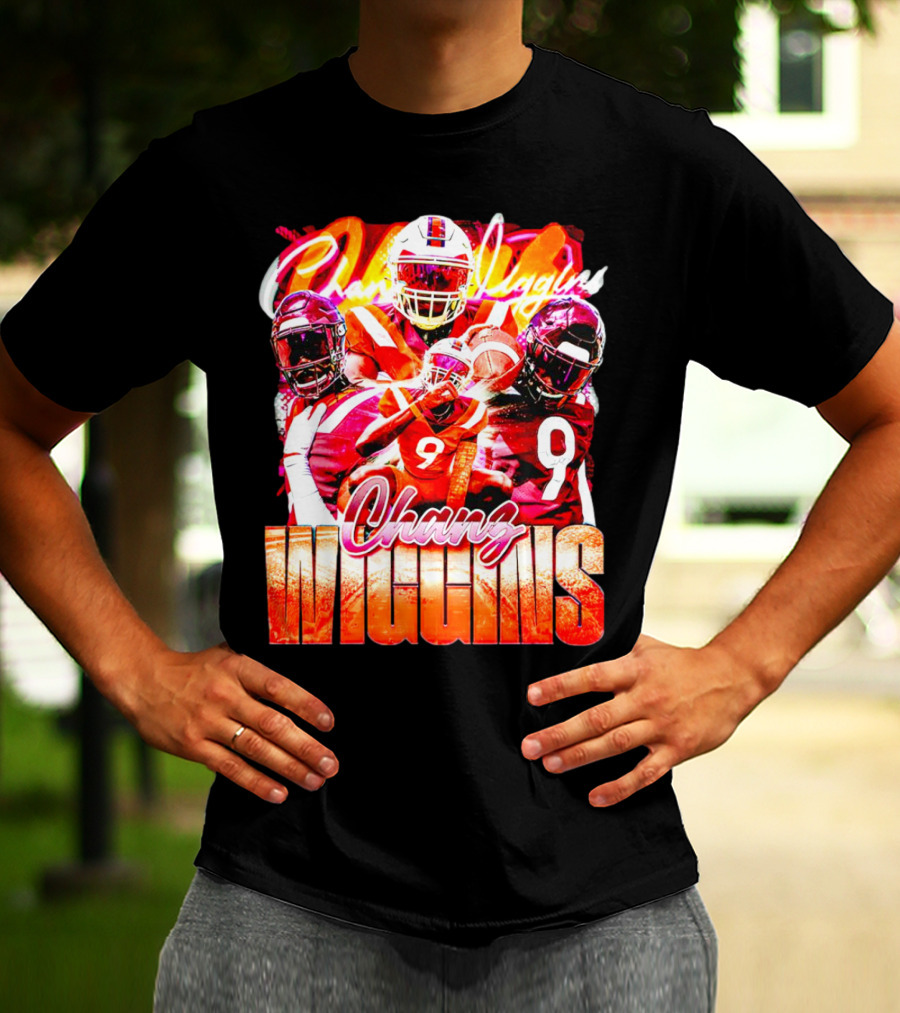 Chanz Wiggins Virginia Tech Hokies Football Vintage T-Shirt