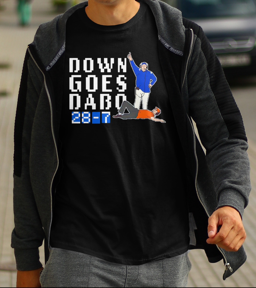 Down Goes Dabo 28-7 Duke Blue Devils Victory T-Shirt