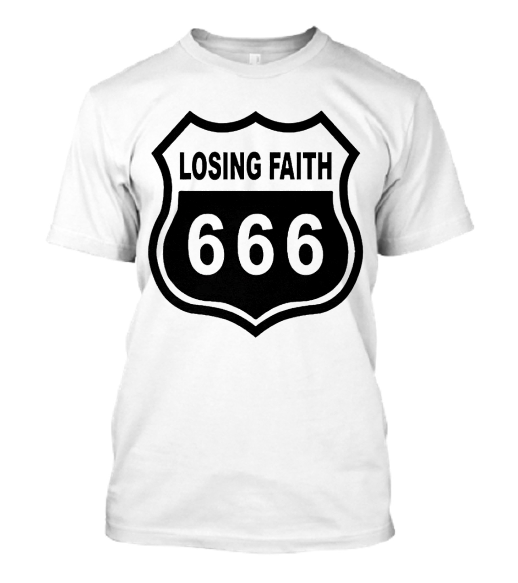Losing Faith 666 Nikki Sixx Motley Crue Emblem T-Shirt