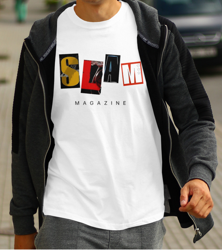 SLAM Mag Cut-Out Basketball Fashion Magazine T-Shirt