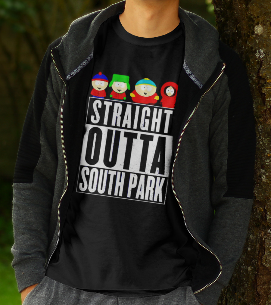 Straight Outta South Park Characters T-Shirt
