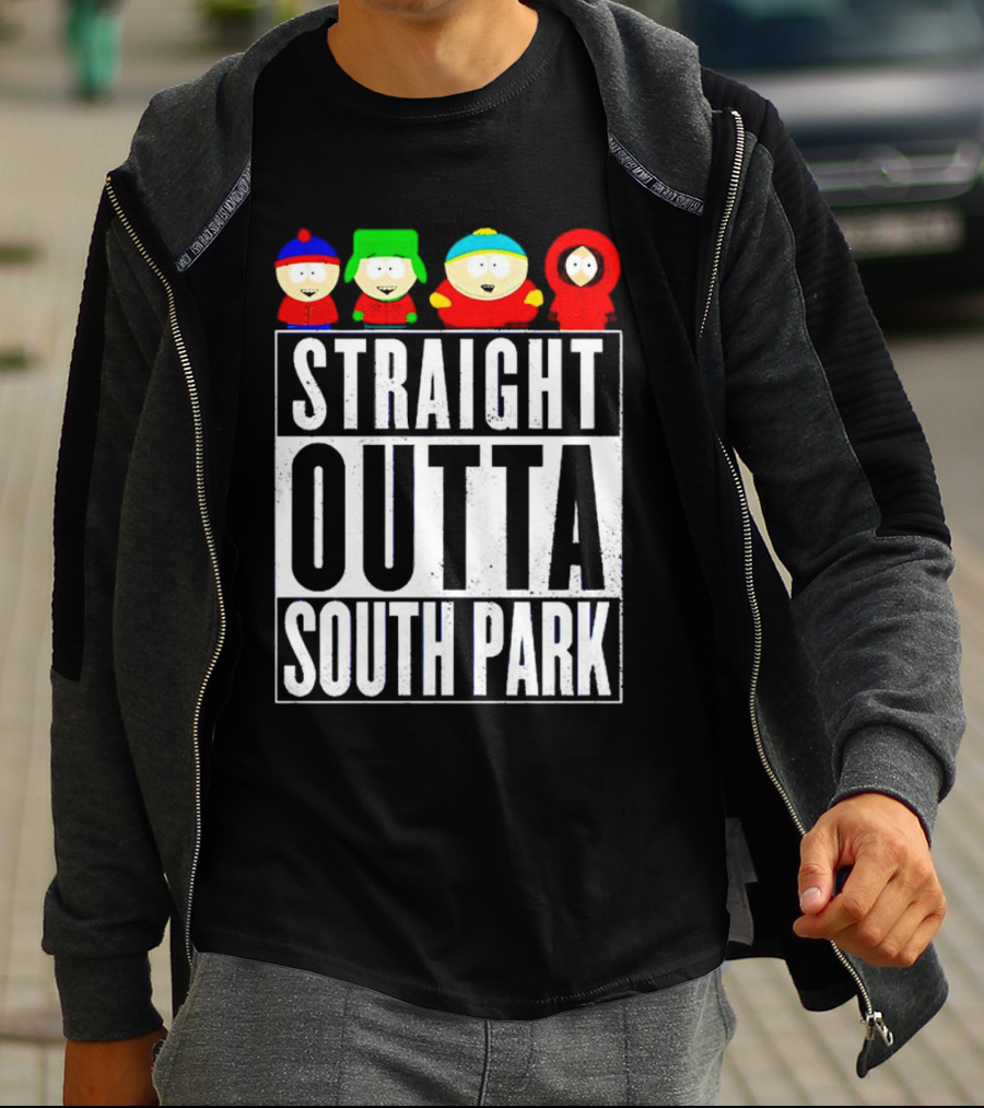 Straight Outta South Park Characters T-Shirt