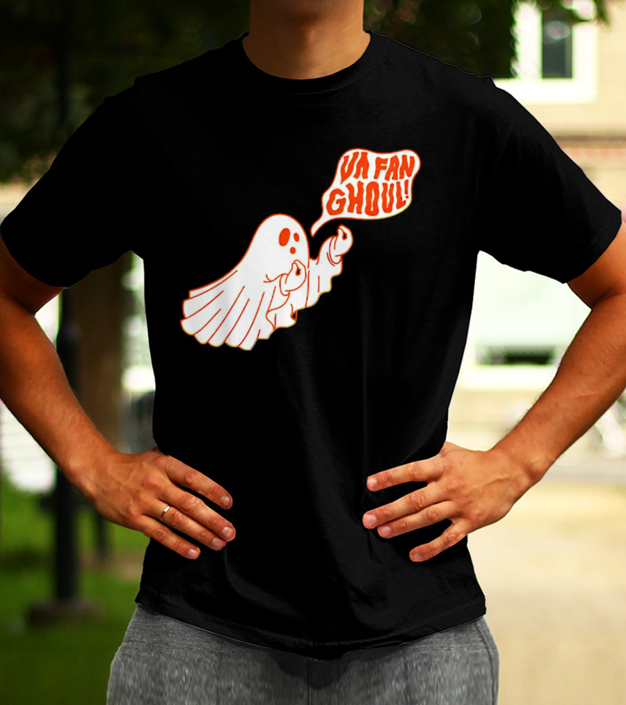 Va Fan Ghoul Halloween Ghost T-Shirt