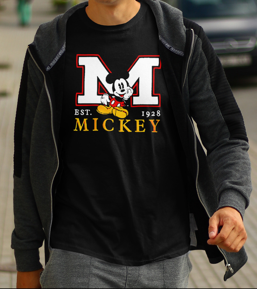 Mickey Mouse Est 1928 M T-Shirt
