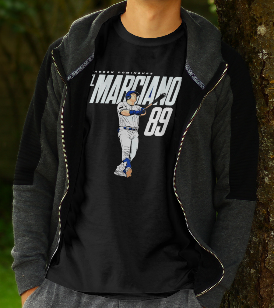 Jasson Domínguez El Marciano 89 New York Yankees Baseball Player T-Shirt