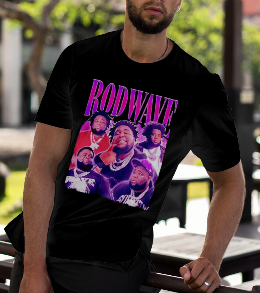 Rod Wave Beautiful Mind Vintage Collage T-Shirt