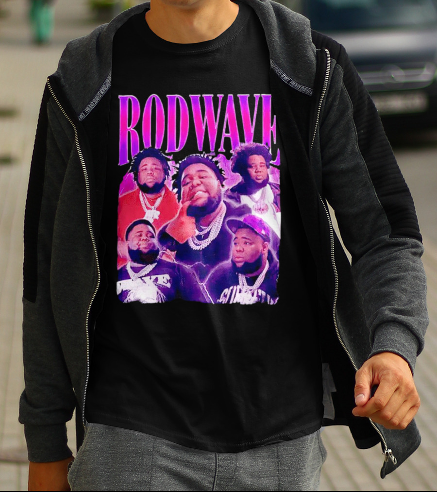 Rod Wave Beautiful Mind Vintage Collage T-Shirt