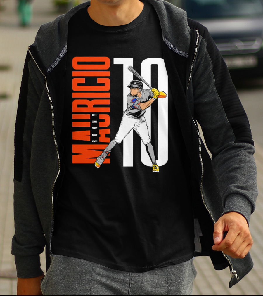 Ronny Mauricio 10 New York Mets Baseball Player T-Shirt