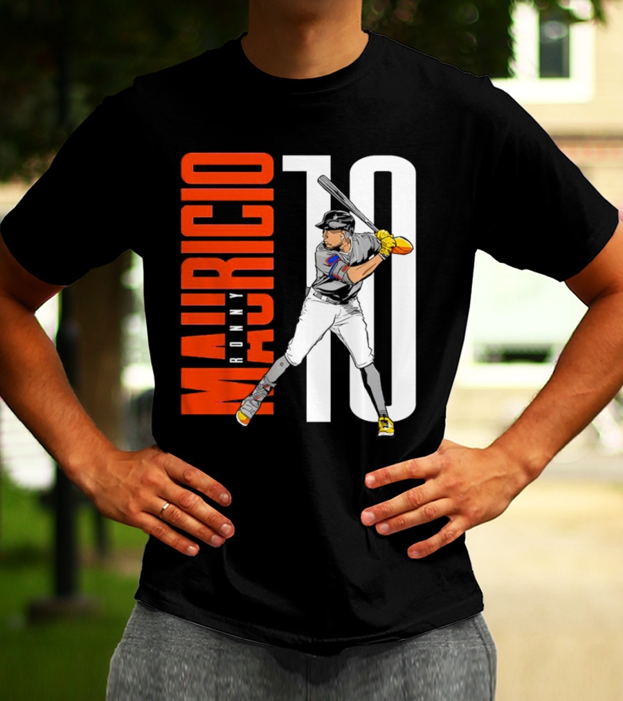Ronny Mauricio 10 New York Mets Baseball Player T-Shirt