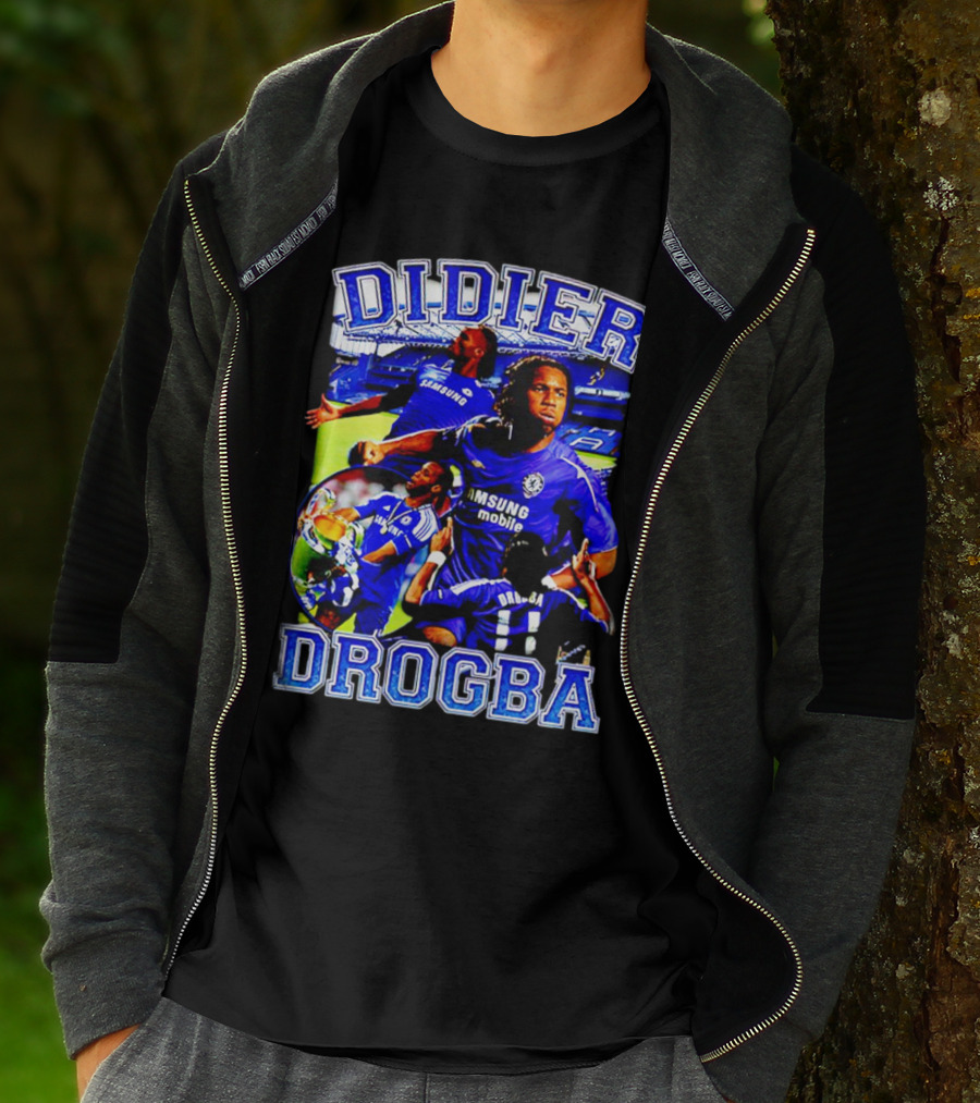 Didier Drogba Chelsea Samsung Mobile Victory T-Shirt