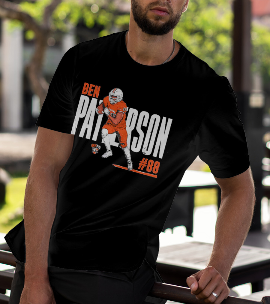 Ben Patterson UTPB Falcons #88 NCAA Football T-Shirt