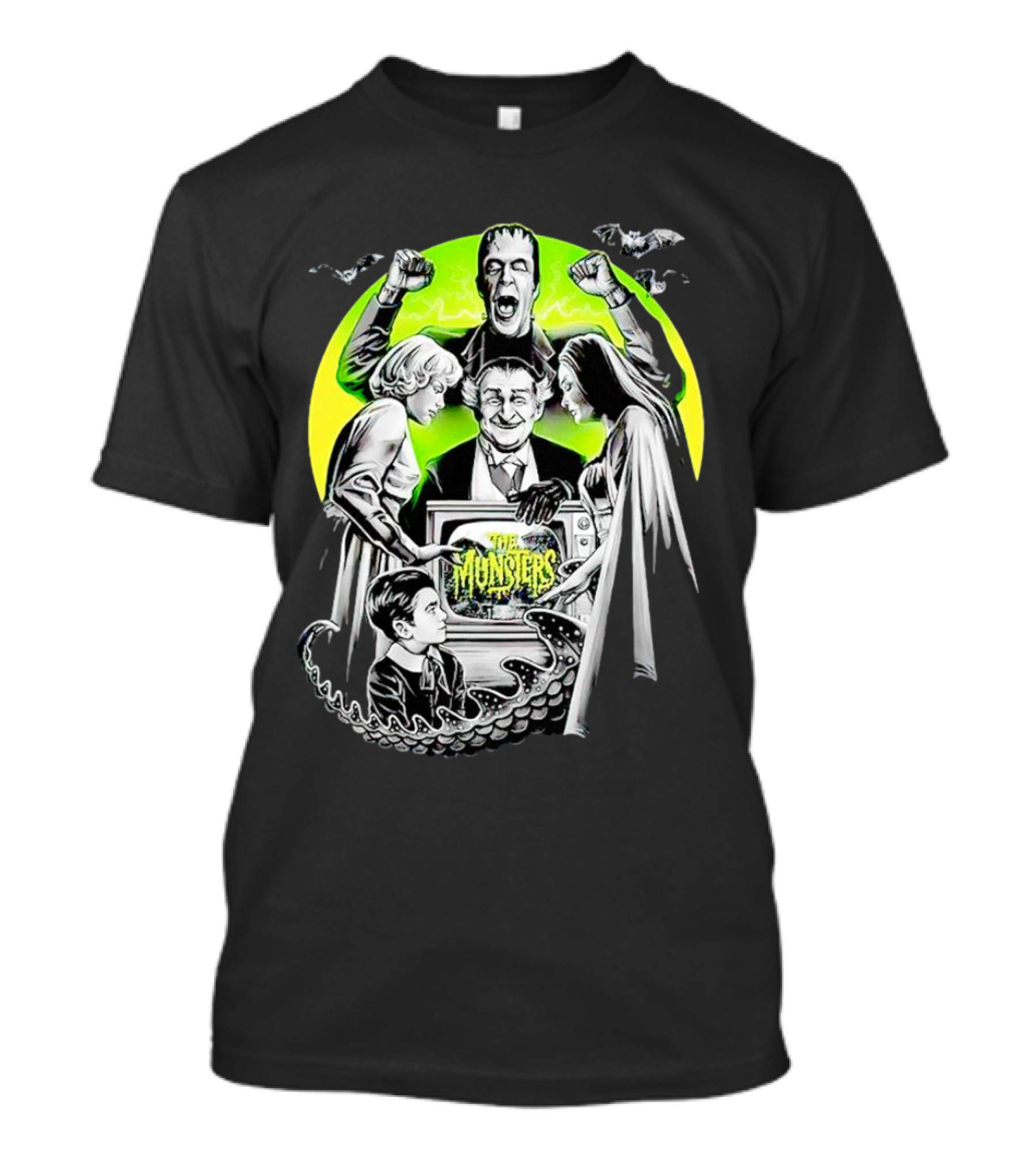 The Munsters Classic Vintage Horror Family T-Shirt