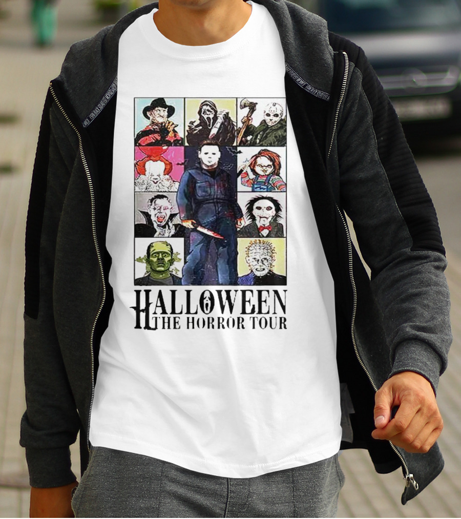 Halloween Horror Movie Characters The Horror Tour T-Shirt
