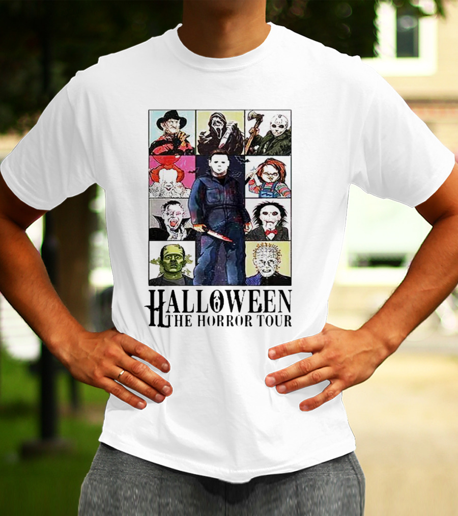 Halloween Horror Movie Characters The Horror Tour T-Shirt
