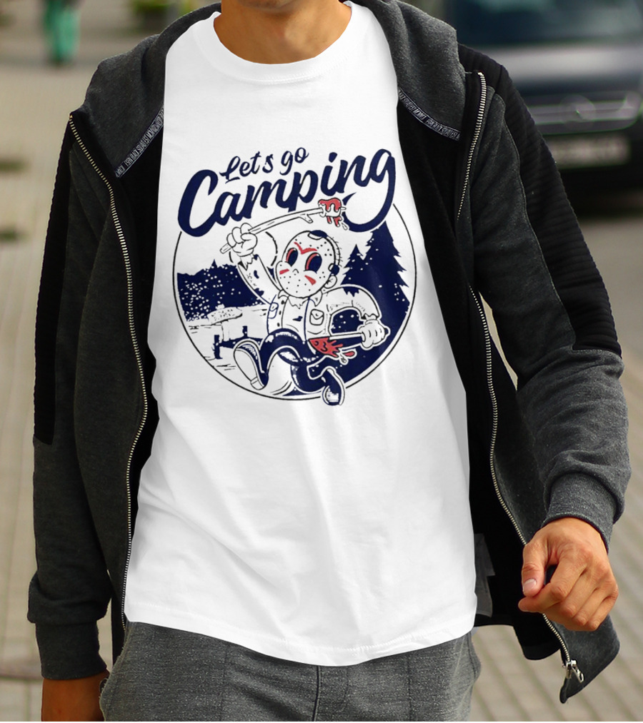 Let's Go Camping With Jason Voorhees Halloween T-Shirt