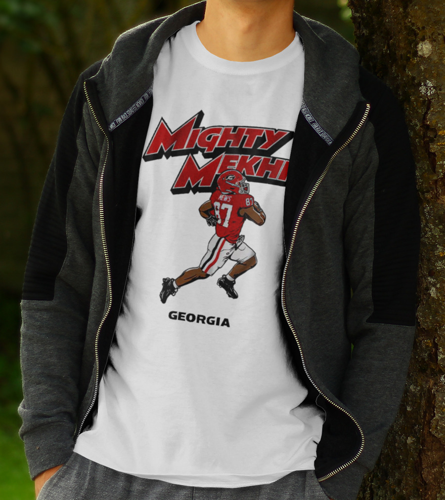 Mighty Mekhi Mews 87 Georgia Bulldogs T-Shirt