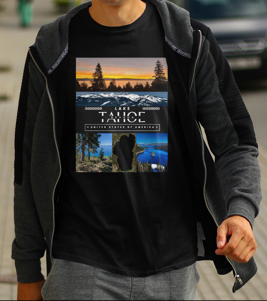Lake Tahoe Nevada Scenic Views United States Of America T-Shirt