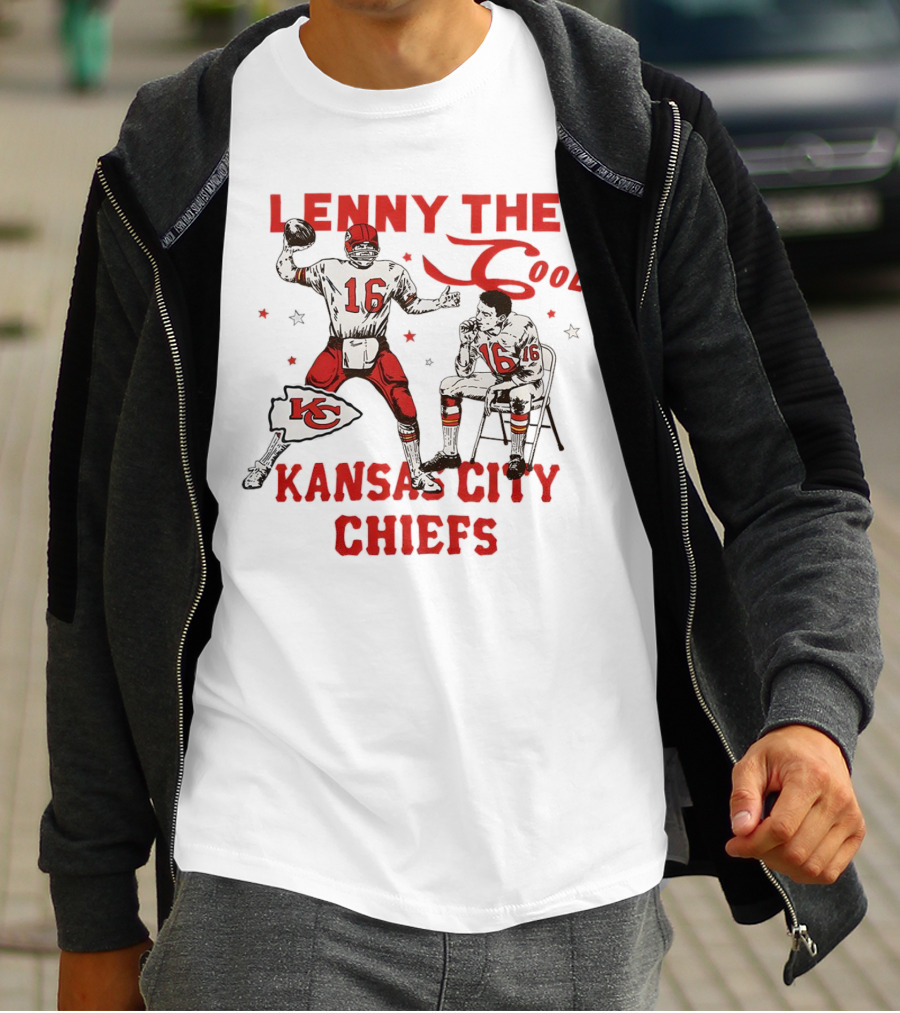 Lenny The Cool Len Dawson Kansas City Chiefs 16 T-Shirt