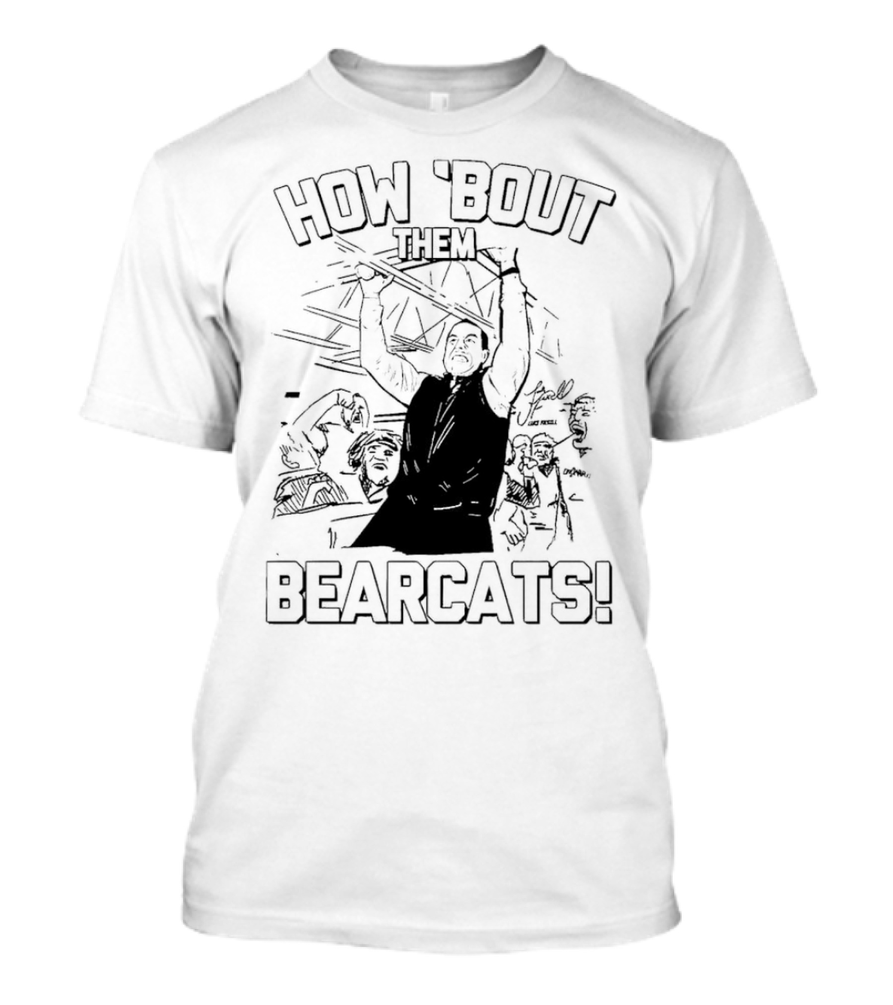 How 'Bout Them Bearcats Luke Fickell Cincinnati Coach Celebrates Victory T-Shirt