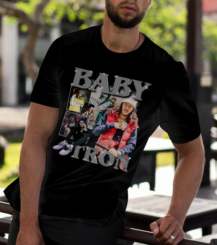 Babytron Hip Hop Style Collage Pullover Aesthetic T-Shirt