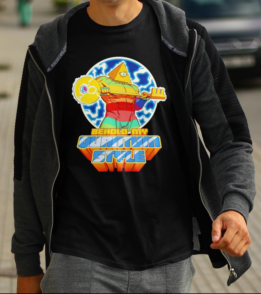 Behold My Key Master Quantum Style Pyramid Head With Cosmic Power T-Shirt