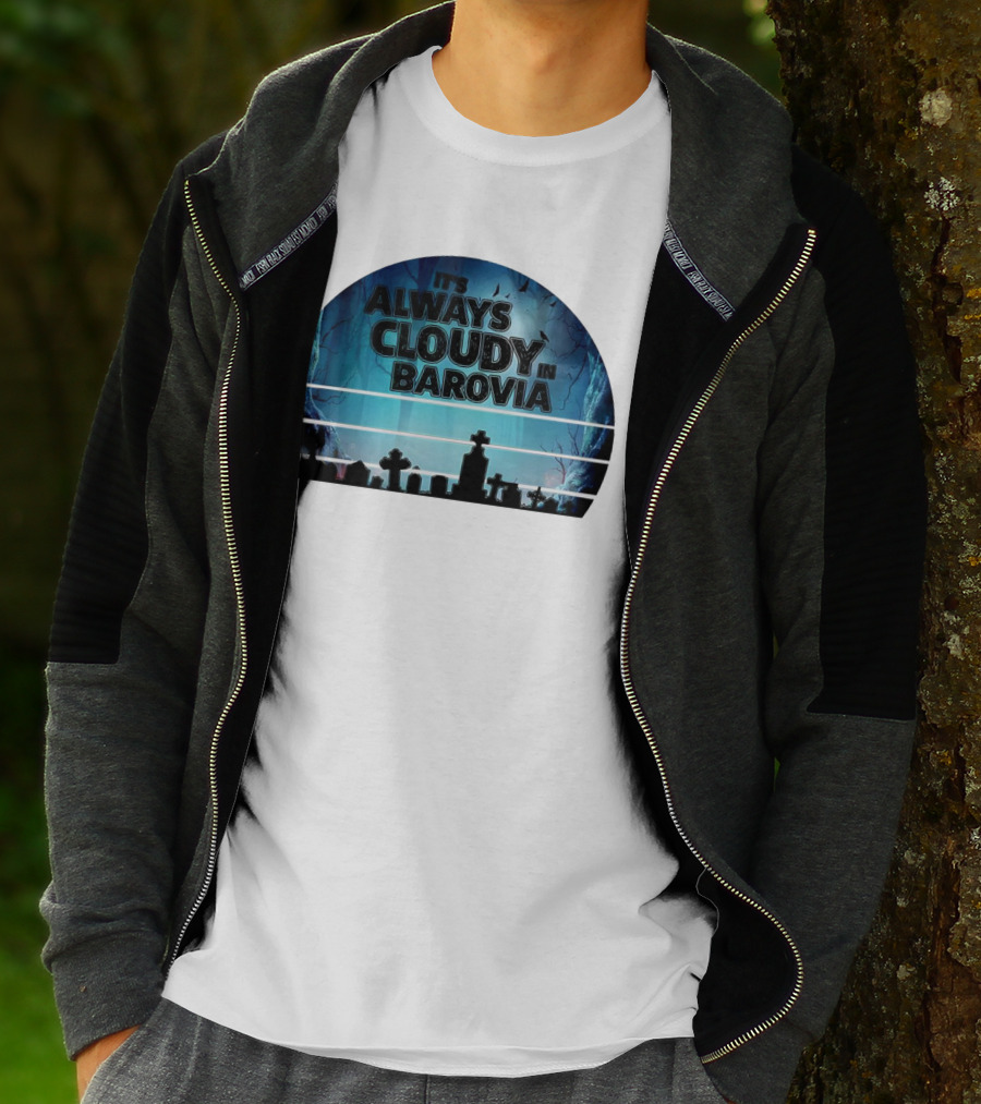 It's Always Cloudy In Barovia Graveyard Scene T-Shirt