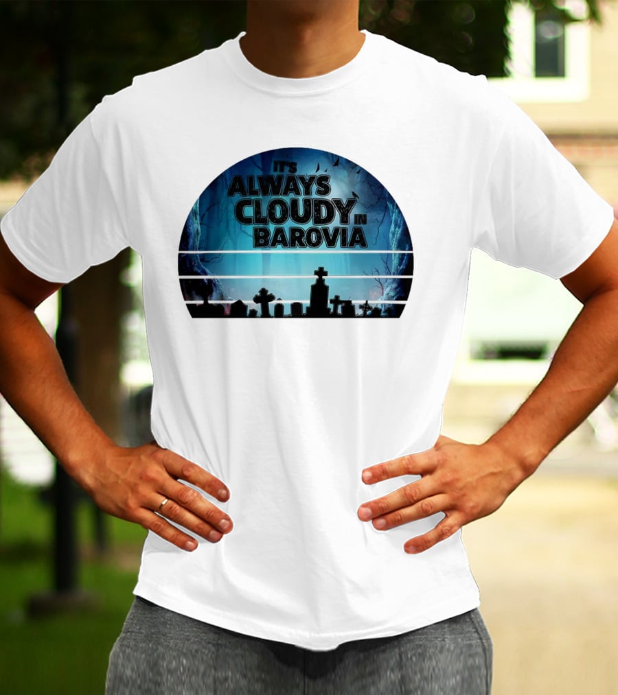 It's Always Cloudy In Barovia Graveyard Scene T-Shirt