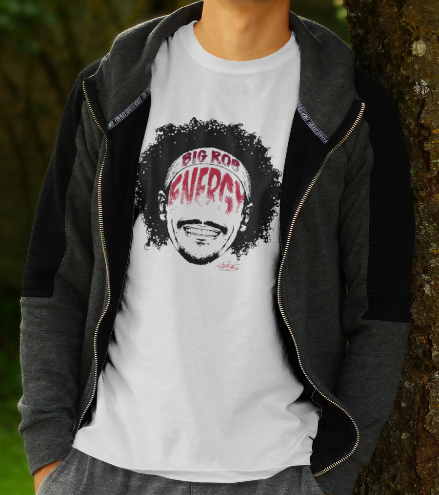 Big Rob Energy Robert Jones Signature Afro T-Shirt