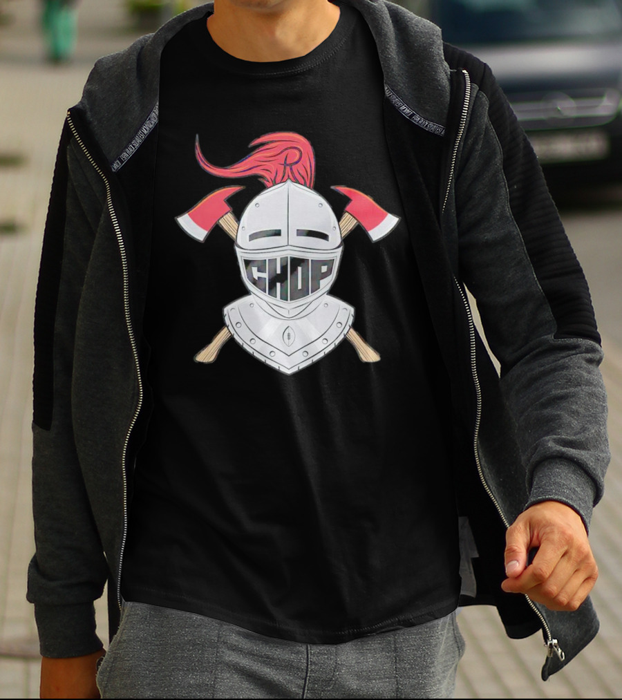 UCF Knights Football Helmet Axes Chop Shield T-Shirt