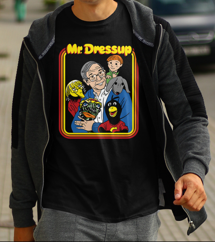 Mr. Dressup With Friends And Puppets Illustration CBC Collaboration T-Shirt