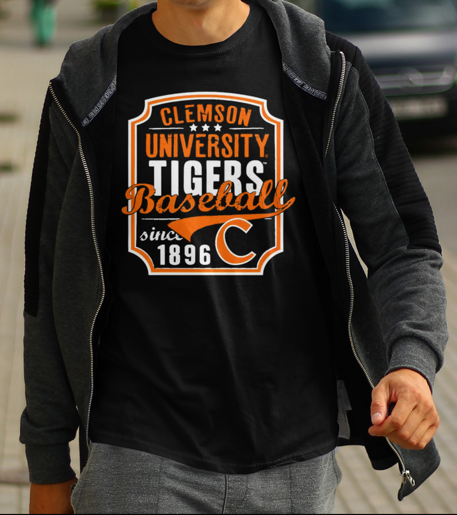 Clemson University Tigers Baseball Since 1896 T-Shirt