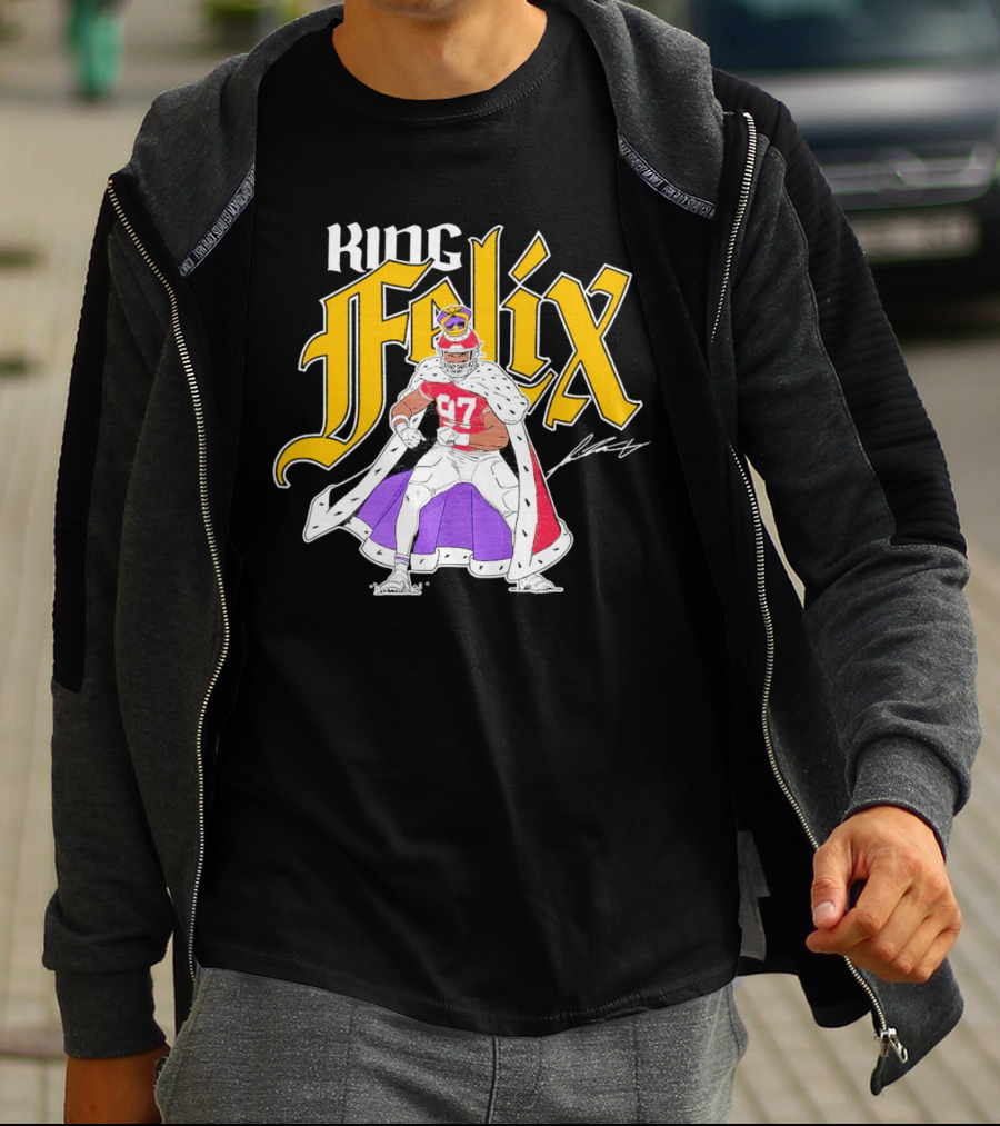 King Felix Anudike-Uzomah Kansas City Chiefs 97 Player T-Shirt