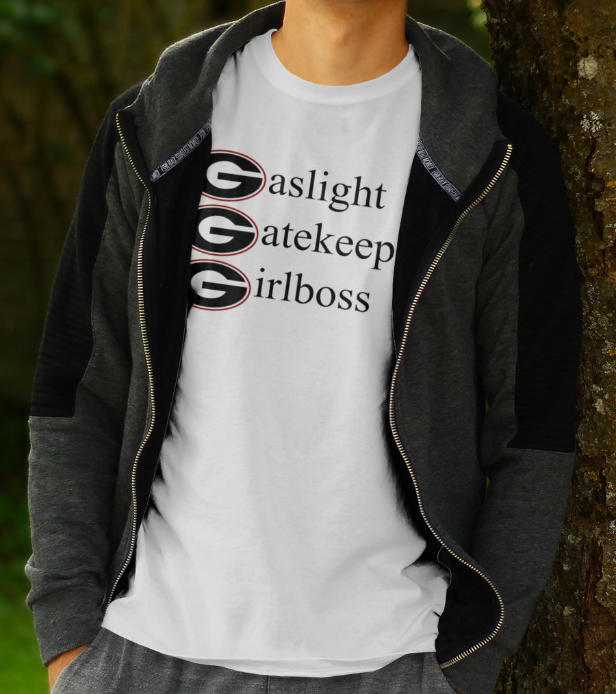 Gaslight Gatekeep Girlboss Georgia Bulldogs T-Shirt