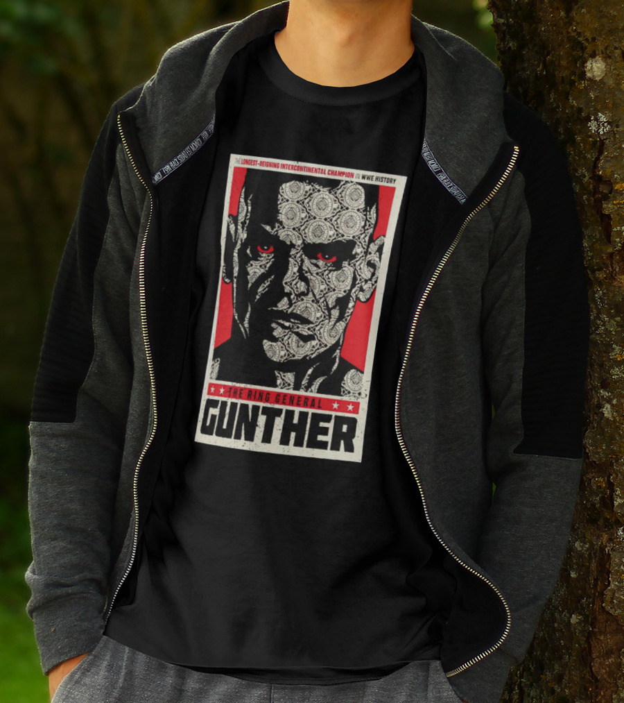 Gunther The Ring General Longest-Reigning Intercontinental Champion In WWE History T-Shirt