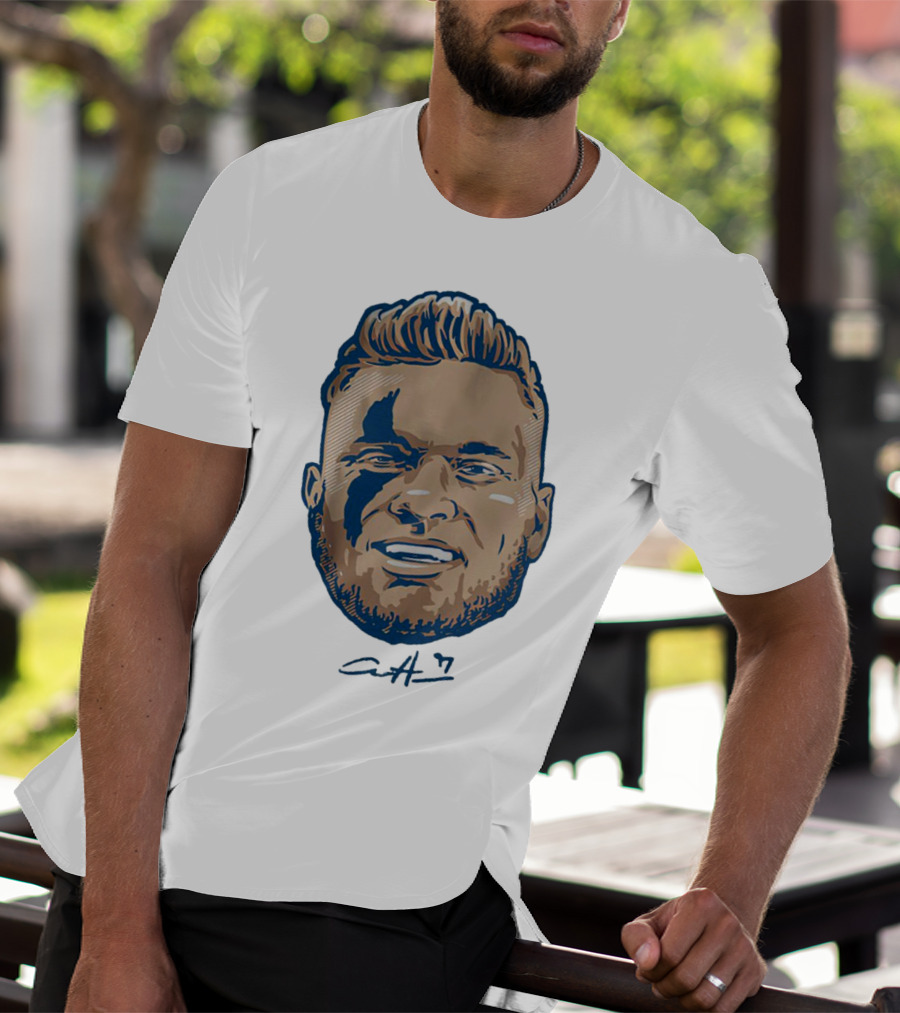Aidan Hutchinson Swag Head Detroit Lions Signature T-Shirt