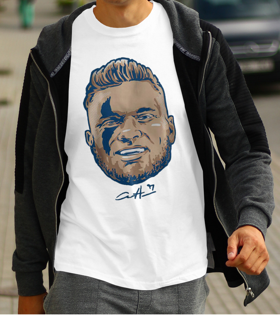 Aidan Hutchinson Swag Head Detroit Lions Signature T-Shirt