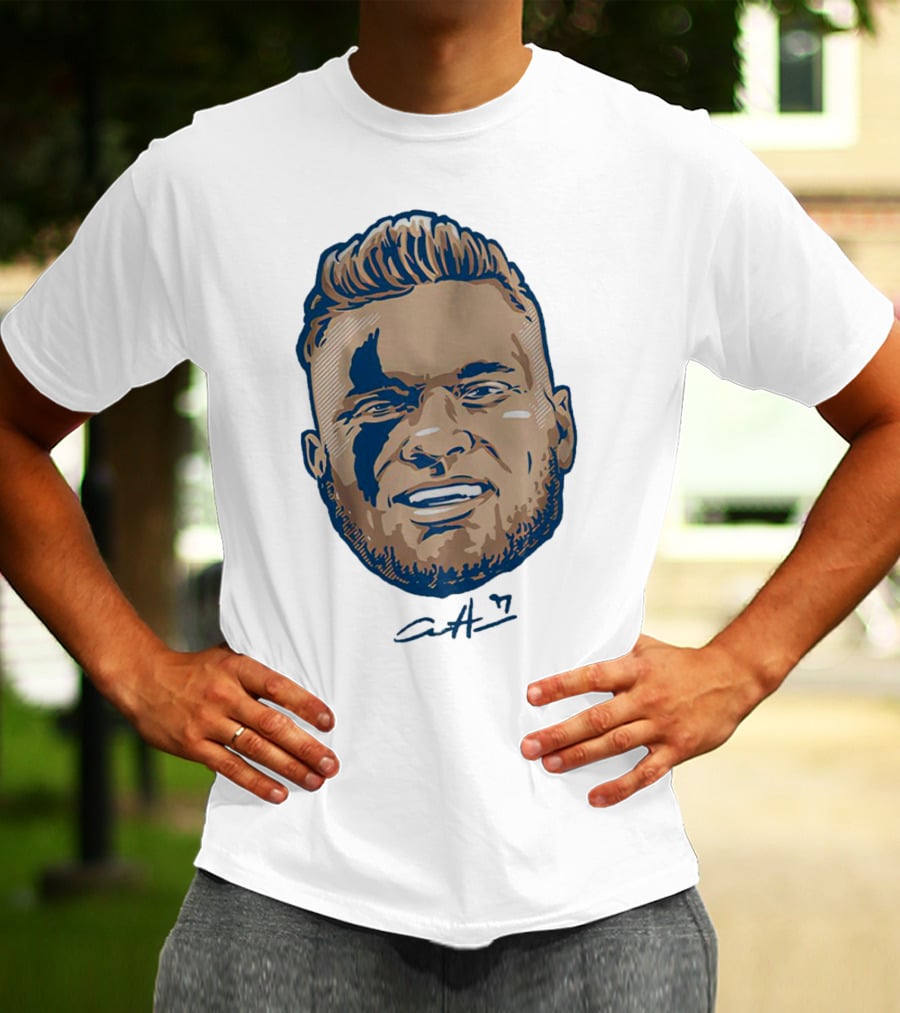 Aidan Hutchinson Swag Head Detroit Lions Signature T-Shirt