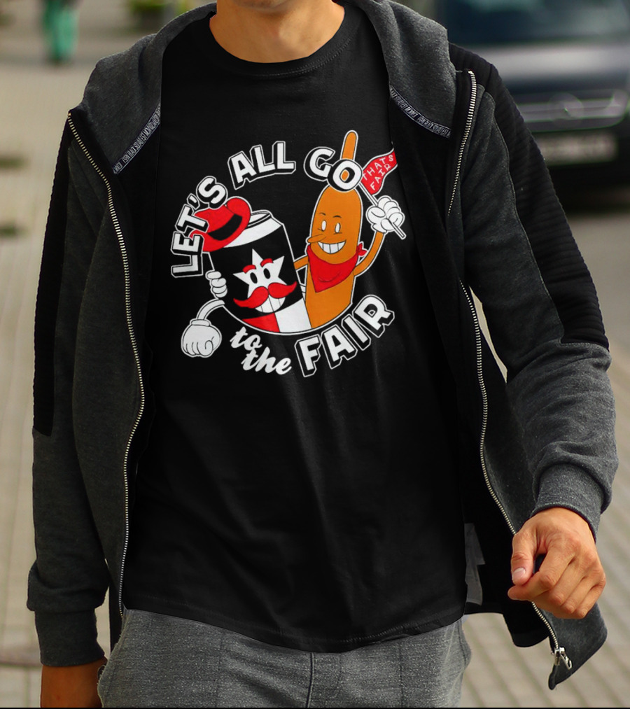 Let's All Go To The Fair With That's Fair Corn Dog And Star Can T-Shirt